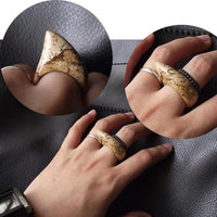 Shark Ring - Pattern Stone