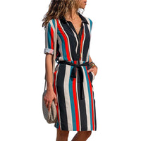 Women's Long Sleeve Shirt Dress