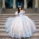 ANGELSBRIDEP - Original Hot Sale Two Pieces Quinceanera Dress 2024 Ball Gown Organza Ruffles Sweet 16 Special Occasion Party Off-Shoulder Debutante Gown