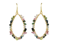 Mixed Tourmaline Earrings