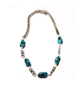 Turquoise Silver Necklace