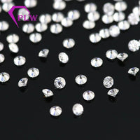 Wholesale Price EF Color 5pcs * 0.1ct 3mm /Pack VVS Brilliant Cut Moissanite for Ring Bracelet Earring Diamond