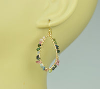 Mixed Tourmaline Earrings