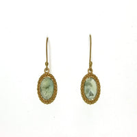 Natalia Drop Earrings in Prehnite