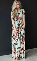 Bohemian Printed Maxi Long Dress