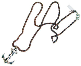 Mens Anchor Necklace