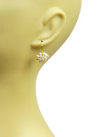 Pearl Cluster Vermeil Earrings