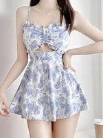 Hot Spring Summer Hollow Out Swimwear Dress