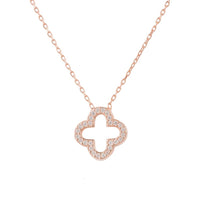 Open Clover Pendant Necklace