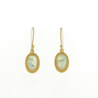 Natalia Drop Earrings in Prehnite