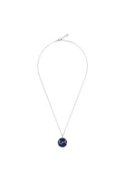 Zodiac Lapis Lazuli Gemstone Star Constellation Pendant Necklace Silver Scorpio