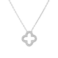 Open Clover Pendant Necklace