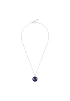 Zodiac Lapis Lazuli Gemstone Star Constellation Pendant Necklace Silver Scorpio