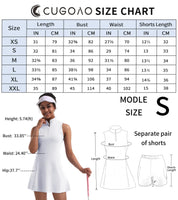 Tennis Dress for Women, Tennis Golf Dresses with Built in Shorts and Pockets for Sleeveless Workout Athletic Dresses Medium White