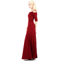 EVANESE INC - Original Women's Slip on Formal Long Eveing Party Dress Gown With 3/4 Sleeves