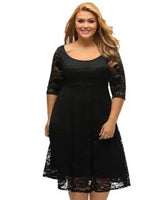 3/4 Sleeves Summer Lace Dress