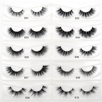 Visofree 30/40/100 Pairs Lashes Bulk Mink Eyelashes 3D Mink False Eyelashes 100% Cruelty-free Dramatic Eyelashes 25mm 5D Lashes