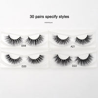 Visofree 30/40/100 Pairs Lashes Bulk Mink Eyelashes 3D Mink False Eyelashes 100% Cruelty-free Dramatic Eyelashes 25mm 5D Lashes