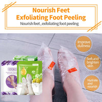 EFERO 30Pair Exfoliating Foot Masks Pedicure Socks Exfoliation for Feet Mask Peel Dead Skin Remover Calluses Whitening Foot Mask