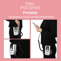 Portable Rechargeable Electric Nail Drill Machine 35000rpm Professional Manicure Drill Machine Art Ceramic Nail Drill Bits 803