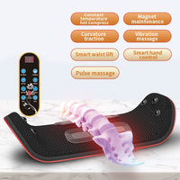 Jinkairui Waist Massager Back Relieve Pain Body Traction Vibration Magnet Hot Compress Acupuncture Lumbar Spine Support Gift