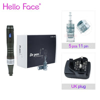 Dr pen Ultima M8 With 7 pcs Cartridge Wireless Derma Microneedle Pen Skincare Kit MTS Treatment Professionals Use Beauty Machine