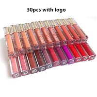 50pcs/lot Private Label Lipgloss Wholesale Moisturizing Shiny Glitter Glossy Makeup Lip Gloss Custom Liquid Lipstick Bulk