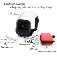 Knee Massager Infrared Electric Heated Vibration Joint Physiotherapy Massage Relief Osteoarthritis Rheumatic Arthritis Care