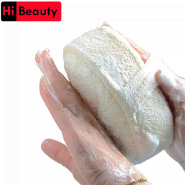 HI BEAUTY - 10 Pcs Loofah Bath Sponge Shower Body Cleaning Glove Tool Scrubber Ponge Brush Pad Horniness Remover Bathroom Supplies Random Color