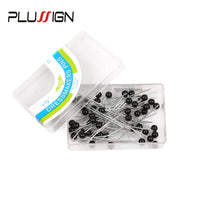 PLUSSIGN - Original 10 Pcs Cheap Black Positioning Needles Diy Sewing Tools Accessory Patchwork Locating Pearl Light Straight Pins Sewing Tools Accessories