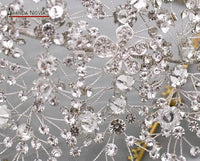 AMANDA NOVIAS - Original Headpieces Classic Silver Rhinestone Wedding Bridal Tiara Free Shipping