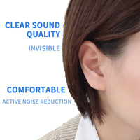 C400 Digital Hearing Aid USB Tpye C Rechargeable Mini In Ear Invisible Hearing Amplifier Assistant Adjustable Tone for Deaf