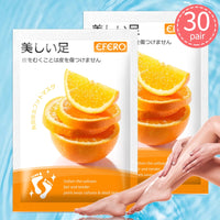 EFERO 30Pair Exfoliating Foot Masks Pedicure Socks Exfoliation for Feet Mask Peel Dead Skin Remover Calluses Whitening Foot Mask