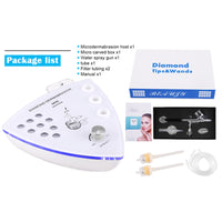 Diamond Microdermabrasion Dermabrasion Machine With Spray Gun Water Spray Vacuum0 Suction Exfoliation Skin Facial Massager