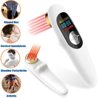 LASTEK 650/808nm Hand-held Laser Therapy Device LLLT Pain Relieving Prostatitis Frozen Shoulder Back Pain  Treatment Instrument