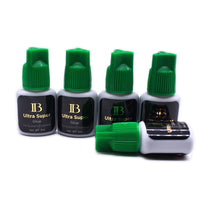 10 Bottles I-Beauty IB Ultra Super Glue 5ml Individual Fast Drying Glue for Eyelash Extensions Green Cap Makeup Tools  Wholesale