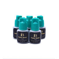 10 Bottles IB Ibeauty Hyper Bond Glue 5ml Cyan Cap Glue for Eyelashes Extension Makeup Tools Korea Beauty Shop 0.5s Fast Drying