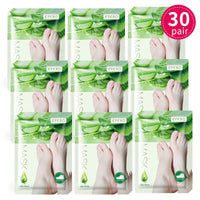 EFERO 30Pair Exfoliating Foot Masks Pedicure Socks Exfoliation for Feet Mask Peel Dead Skin Remover Calluses Whitening Foot Mask