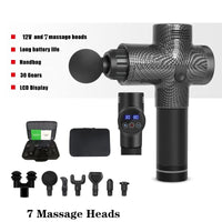 Massage Gun Deep Tissue Percussion Muscle Massager For Pain Relief 30 Speeds LCD Touch Display Fascia Gun Electric Body Massager