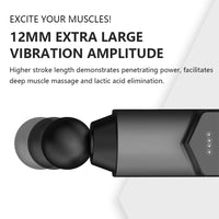 Booster T Muscle Massage Gun Vibrating Muscle Massager Stimulator Body Massage &amp; Relaxation Therapy Fitness Pain Relief