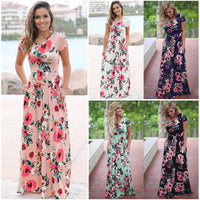 Bohemian Printed Maxi Long Dress