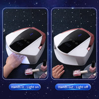 2021 New Rechargeable Nail UV Lamp 96W Nail Oven Wireless Pedicure Manicure Dryer LED Phototherapy Light Cordless LED Nail Lamp