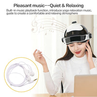 Massage-Helmet Vibration Electric Heating Head Massage Helmet Air Pressure Vibration Therapy Massager Music Muscle Stimulator