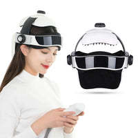 Massage-Helmet Vibration Electric Heating Head Massage Helmet Air Pressure Vibration Therapy Massager Music Muscle Stimulator