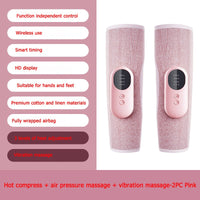 Electric Leg Massager Air Compression Massage Machine Wireless Heat Vibration Calf Massage Blood Circulation Muscle Pain Relief