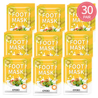 EFERO 30Pair Exfoliating Foot Masks Pedicure Socks Exfoliation for Feet Mask Peel Dead Skin Remover Calluses Whitening Foot Mask