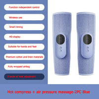 Electric Leg Massager Air Compression Massage Machine Wireless Heat Vibration Calf Massage Blood Circulation Muscle Pain Relief