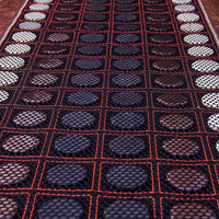 Far Infrared Heating Mat - Hot Stones Jade Tourmaline - Negative Ions - Mesh Mat - Adjustable Timer &amp; Temperature - Heating Pad