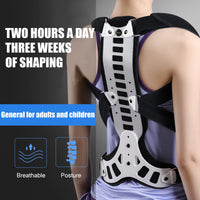 1Pcs Posture Corrector Back Braces Shoulder Waist Lumbar Support Belt Humpback Prevent Body Straighten Slouch Compression Pain R