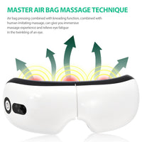 Support Bluetooth Smart Airbag Vibration Eye Massager Eye Care Instrument Hot Compress Eye Fatigue Massage Glasses